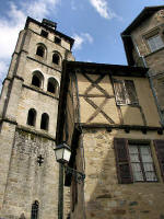 Houses and church, Beaulieu